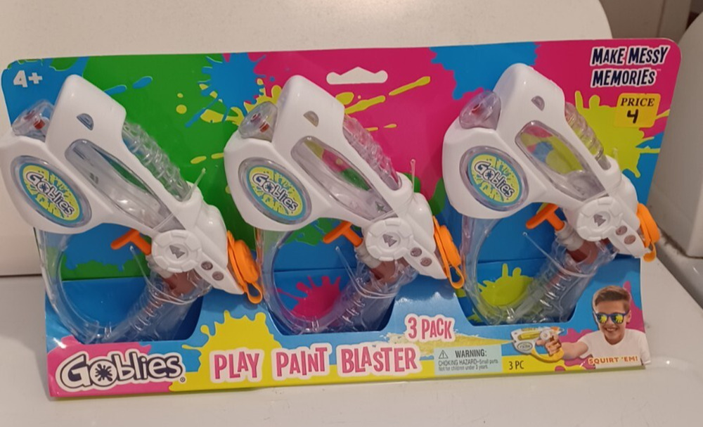 Goblies play paint blaster- 6 pack